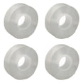 thumbnail image 5 of 4 rollos de cinta de montaje de doble cara de 9,8 pies de largo cada uno cortable, fuerte ductilidad, cinta transparente reutilizable de dos caras para carteles, 5 of 5