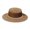 Khaki, variant on Women's Summer Sun Hat UPF 50 Wide Brim Pearl Decorated Adjustable Tie Beach Travel Outdoor Casual