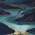 thumbnail image 4 of Yayeee Shower Curtain with Hooks 72"x72" Waterproof Fabric Bathroom Hanging Decor, Blue Mountains, 4 of 5