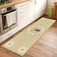 thumbnail image 2 of Runner Rugs 2x6 Ft, Bees Non Slip Area Rugs for Kitchen Bedroom Entryway, Daisy Flowers Spring Summer Honey Floral Leaf Plant Washable Carpet Runner Rug Floor Mats for Bedroom Home Decor, 2 of 8