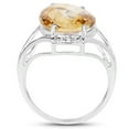 thumbnail image 2 of 7.27 ct. Genuine Citrine and White Topaz Sterling Silver Ring, 2 of 3