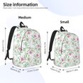thumbnail image 2 of Balery Lilies Flowers Mochila Clásica Impresa Básica para Viaje, Mochila Escolar Resistente al Agua, Mochila de Lona con Correas Ajustables-Medium, 2 of 5