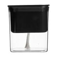 thumbnail image 2 of Transparent Self-Watering Planter Pot | Automatic Water Absorption Plant Container | Square Plastic Flowerpot with Drainage | Indoor Outdoor Decor | 1 Piece | Home Garden Balcony Tabletop, 2 of 7