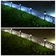 thumbnail image 5 of 10 Pack Solar Lights for Outside Pathway Walkway Driveway Garden Yard Solar Powered Lights Outdoor Waterproof. (Black, Warm White), 5 of 8