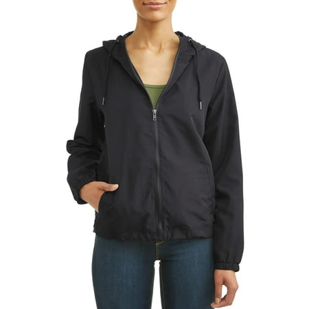 - Women's Long Sleeve Full Zipper Hooded Jacket