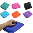 thumbnail image 2 of Naierhg Anti Slip Soft Wrist Support Game Mouse Mat Square Pad Light Blue, 2 of 7