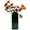 Green, variant on Acrylic Vase for Home Decor, Geometric Wide Mouth vase, Acrylic Flower Vase Modern Minimalist Wedding Decoration for centerpieces Desk Flower Bud vase, for Living Room Table, Office, Wedding