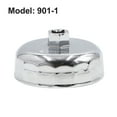 thumbnail image 2 of Unique Bargains 86mm 16 Flutes Silver Tone Metal Car Oil Filter Cap Wrench Socket Remover Tool, 2 of 3