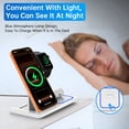 thumbnail image 3 of Cshidworld Wireless Charger, Portable Charger Phone Charging Station Compatible with iPhone 17/16/15/14/13/12/11 Pro Max/XS, Apple Watch 10/9/8/7/6/5/4, AirPods 4/3/2, Samsung Galaxy(with Adapter), 3 of 9