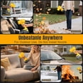 thumbnail image 7 of Leaf Blower Cordless 2 x 6.0Ah Batteries, 980000RPM Handheld Leaf Blower Battery Powered, Blower for Lawn Care with Adjustable Speed, Lightweight Leaf Blowers for  Car Cleaning, Leaves, Dust, 7 of 7