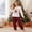 White Mom, variant on Christmas Family Pajamas Matching Set Long Sleeve Tops and Plaid Pants Set