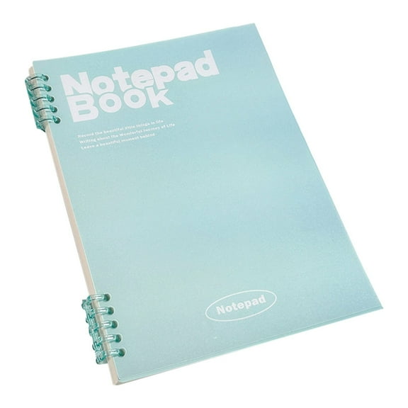 Refillable Notebook And Filler Paper Notebooks College Removable Spiral Binder Transparent Cover Planner Dot Grid Journaling Book