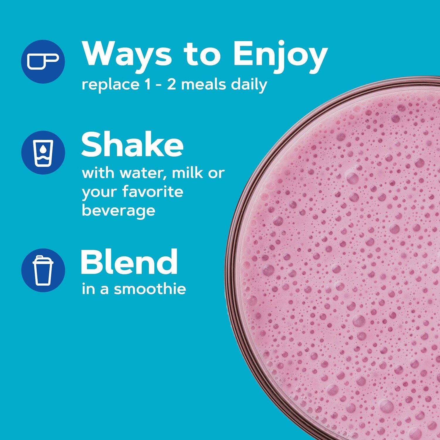 GNC Lean Shake 25 Meal Replacement Powder, Mixed Berry, 25g Protein, High Fiber, Keto Friendly, Weight Management, 16 Servings
