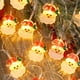 thumbnail image 5 of Guirnalda de luces LED navideñas decorativas | Guirnalda para interiores y exteriores para árbol, puerta, ventana | Luces miniatura festivas para el hogar, la oficina y la decoración de fiestas, 5 of 9