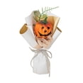 thumbnail image 1 of TopLLC Halloween Decor Fall Decor Halloween Ghost Face Pumpkin Small Bouquet Mini Companion Gift Bouquet Children's Halloween Gift Halloween Party Favor, 1 of 6