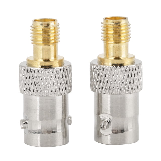 2 Uds BNC Hembra A SMA Hembra Conector RF Adaptador Coaxial Convertidor De Prueba, Ancho De Banda De Frecuencia Amplia