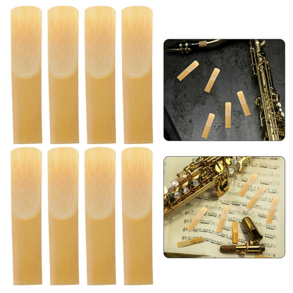 10pcs Alto Sax Reeds Instrument Accessories Eb Saxophone Reed Replacements