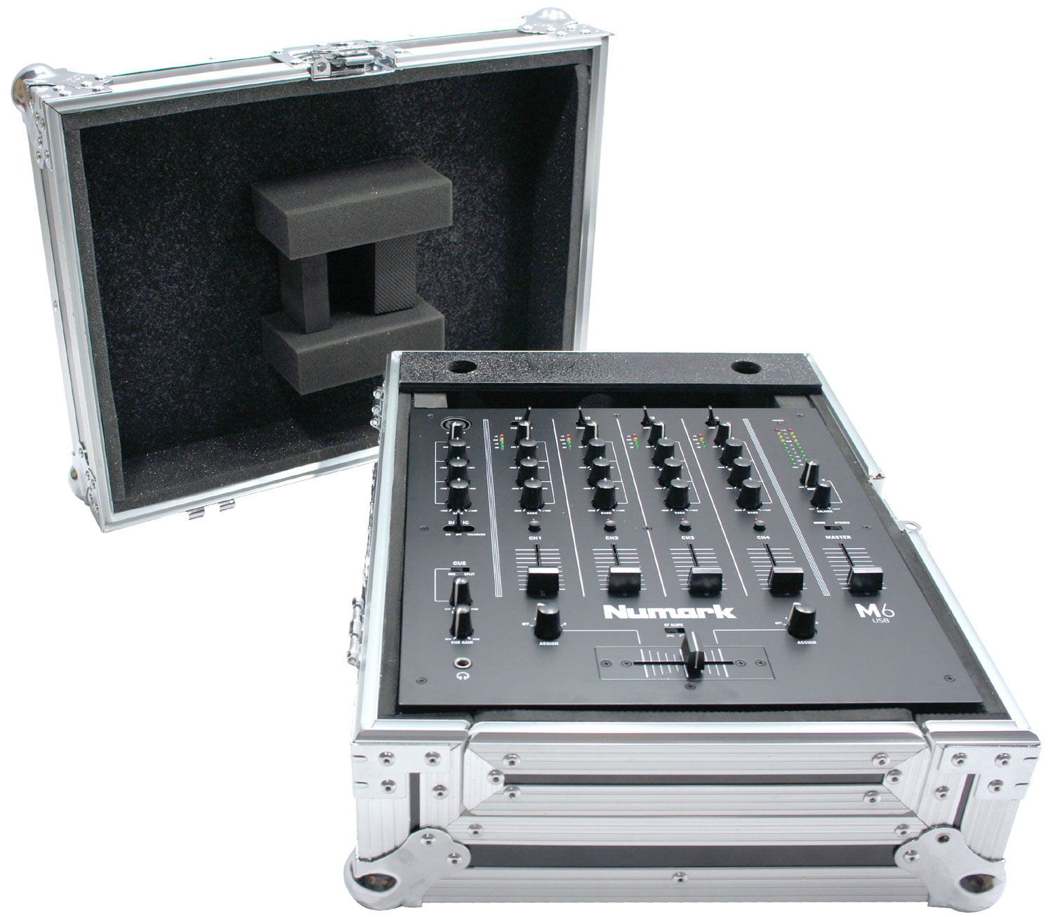 Harmony HC12MIXLT Flight DJ Laptop Glide Foam Custom Case fits Numark M6 