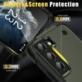 thumbnail image 6 of Designed for Samsung Galaxy S22 Plus Case, with Hidden Kickstand Military Grade Drop Protection Dustproof Hybrid Hard PC Kickstand Phone Case Cover for Men Women for S22 Plus, Armygreen, 6 of 7