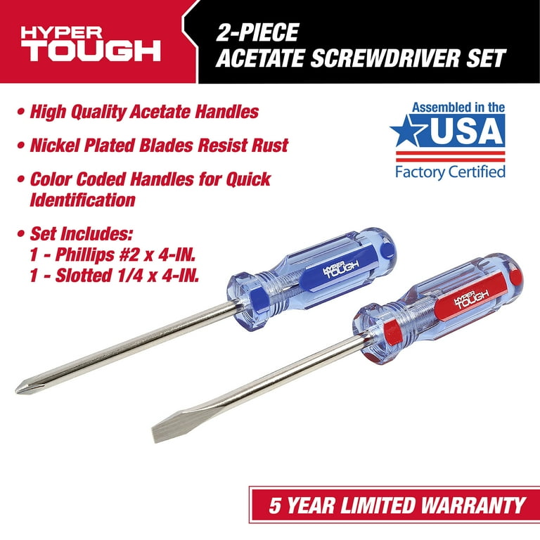 ストライク 4S6 2set Hyper Tough 2-Piece Acetate Handle Screwdriver