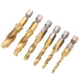 thumbnail image 3 of Thread Tap, Long Service Life Screw Tap, Hardness For Tapping Various Threads Home Electric Drill Short Type, 3 of 8