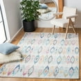thumbnail image 2 of SAFAVIEH Phoenix Milford Geometric Area Rug, Ivory/Blue, 9' x 12', 2 of 8