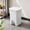 White, variant on 3 Gallon Step On Trash Can with Lid, Hands Free Foot Pedal Garbage Bin, Dual Opening Design for Kitchen Bathroom Home Waste Storage