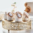 thumbnail image 2 of Boda Postre Cupcake Cake Stand Home Evento Centrepiece-oro Afortunado Sencillez, 2 of 5