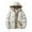 White, variant on Men's Casual Hooded Thick Warm Padded Jacket Men's Winter Winter Winter Winter Padded Jacket
