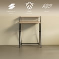 thumbnail image 3 of Ilios Innova | Escritorio Plegable Compacto Minimalista con Repisa, No Requiere Armado, Elegante y Resistente en MDF con Melamina y Estructura Metálica., 3 of 9