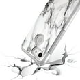 thumbnail image 5 of Google Pixel 3 Case With Tempered Glass Screen Protector, Kaesar Slim Hybrid Dual Layer Graphic Fashion Colorful Cover Armor Case for Google Pixel 3 (White Marble), 5 of 5