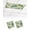 Green,Earth-Tone,Cream, variant on 3 Pack Fluorescent Light Cover for Ceiling Lights, Green Monstera Leaves Magnetic Classroom Light Filters 4x2 Feet, Vintage Tropical Summer Botanical Decorative Ceiling Shade Panel for Office