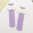 thumbnail image 3 of Akiihool Girls Sock Girls Dressy Short Dress Sock Turn Socks (Hot Pink,5-15 Years), 3 of 4