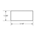 thumbnail image 2 of Clean Rite B178SRW Rectangle Stick On Reflector - Red, 2 Pack, Pack Of 3, 2 of 2