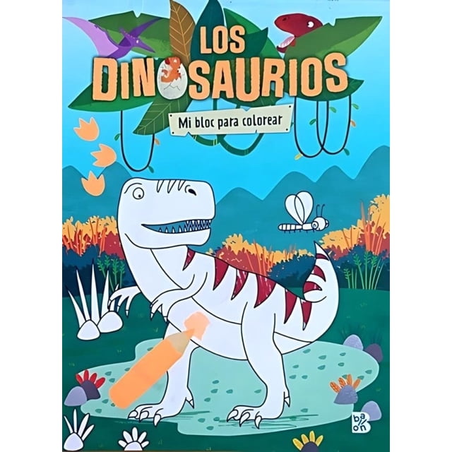 Los dinosaurios. mi bloc para colorear