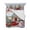Red, variant on Christmas Queen Size Down Alternative Comforter, Lightweight Comforter Quilt Bedding Set with Pillow Shams Farmhouse Xmas Snowman Truck Tree All Seasons Bed Comforter Duvet Insert 90"x96"