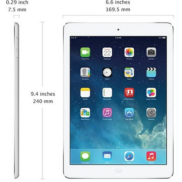 Restored Apple iPad Air Tablet 16GB, Wi-Fi in Silver MD788LL/A (Refurbished) - Walmart.com Restored Apple iPad Air Tablet 16GB, Wi-Fi in Silver MD788LL/A (Refurbished) - Walmart.com