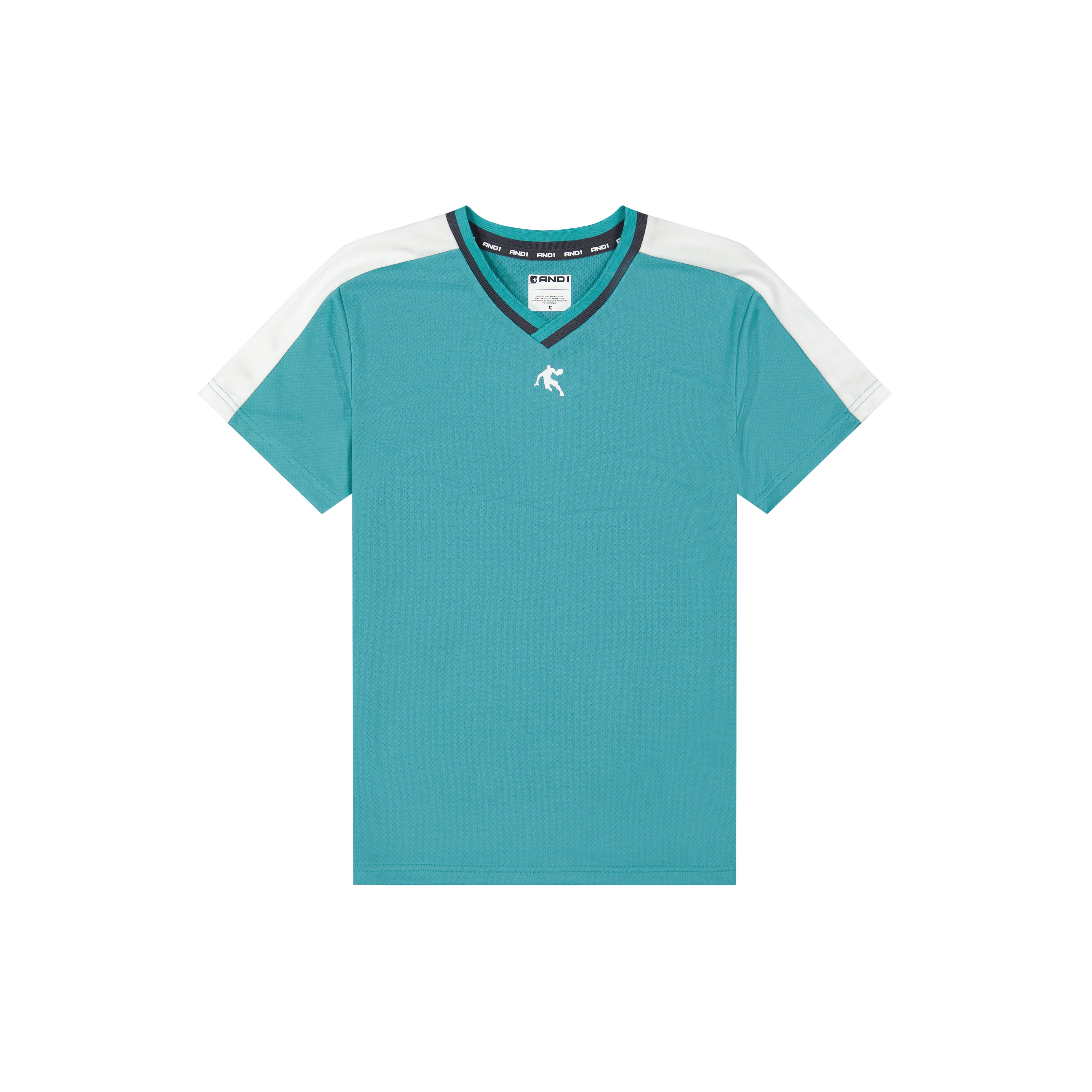 AND1 Boy's Athletic Motion Performance Short Sleeve T-Shirt, Sizes 4-18