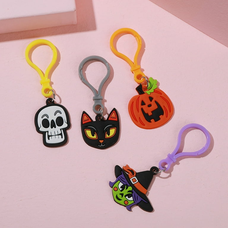 DIY Halloween Key Chain Kit, Set of 2 Halloween Keychains You Make  Yourself, Ghost Keychain, Haunted House DIY Keychain, Trick or Treat Gift 