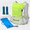 Green, variant on Green Lightweight Nylon Running Hydration Pack Vest with 10L Capacity