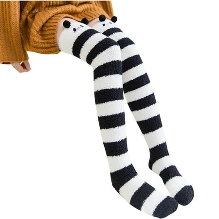 

Vikakiooze Winter Women Keep Warm Print Socks Knitting Warm Anklets Leggings Socks 2022