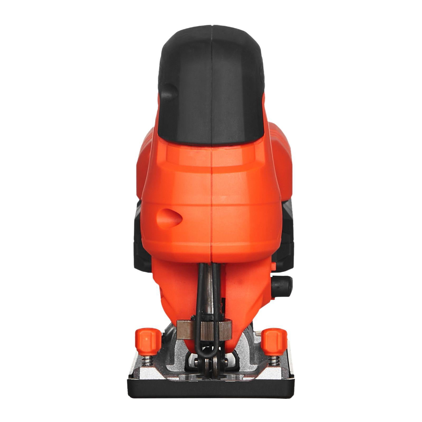 20V Brushless Cordless Jigsaw 3500 SPM with 6 Blades LED Light 6 Speed 0-45 Degree Bevel 4 Orbital Settings for Straight Circle Cutting