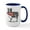 White/Navy Inside, variant on CafePress - Blue Merle Aussie Large Mug - 15 oz Ceramic Large White Novelty Mug