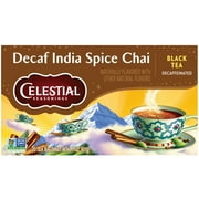 Celestial Seasonings Decaf India Spice Chai Black Tea Bags (20 Count)