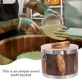 thumbnail image 6 of NUOLUX Rice Bucket Sushi Barrel Wood 1Pack, 6 of 8