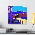 thumbnail image 3 of Frontier Town Pop Art - Canvas, 3 of 10