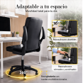 thumbnail image 4 of Silla de Oficina X-Pross Negra con Altura Ajustable Asiento Acolchonado y Diseño Moderno X-Pross XP-SO-CDR, 4 of 7