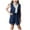 Navy, variant on ZACPNCV Girls 2 Piece Outfits Fall Fringe Suede Vest and Shorts Set Tassel Sleeveless Jackets with High Waist Shorts Navy 9-10 Years