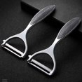 thumbnail image 2 of 2pc Stainless Steel Multi-function Vegetable Peeler&ampJulienne Cutter Julienne Peeler Potato Carrot Grater Kitchen Tool Gadgets, 2 of 5