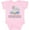 AD-Pink, variant on My Great Aunt Loves Me to the Moon and Back Elephants Boys or Girls Baby Bodysuit